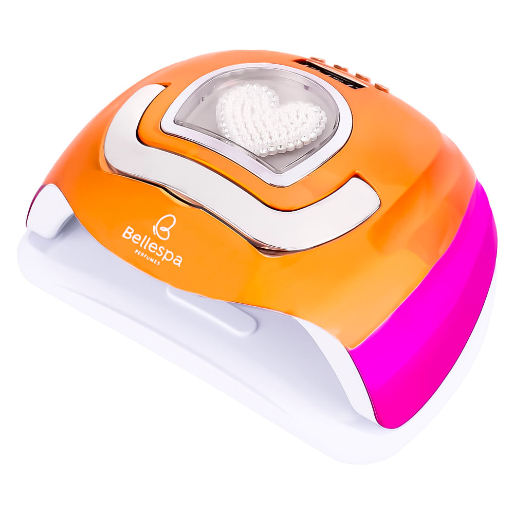 LÁMPARA LED UV PARA SECADO DE UÑAS PROFESIONAL LOVE GLAM ORANGE