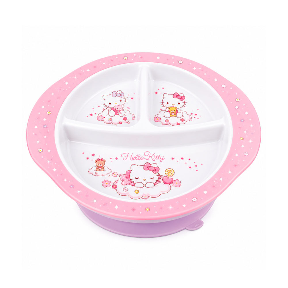 Vajilla Plato Hello Kitty Division antideslizante Scool 705337
