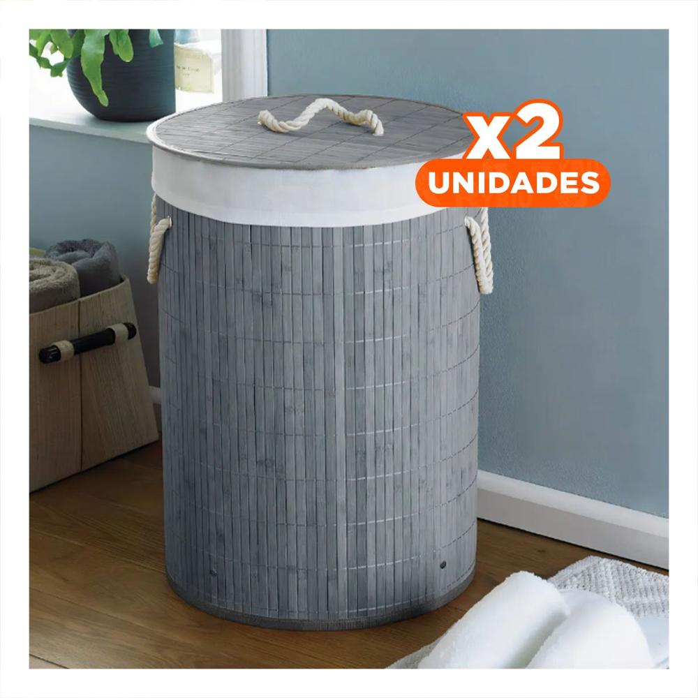 Pack2 Articulo Plegable Circular con tapa para Almacenamiento Diario Y Papel Regalo