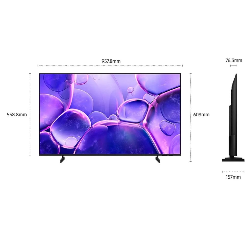 Televisor Smart TV Samsung 43 4K Crystal Ultra HD UN43U8000FGXPE