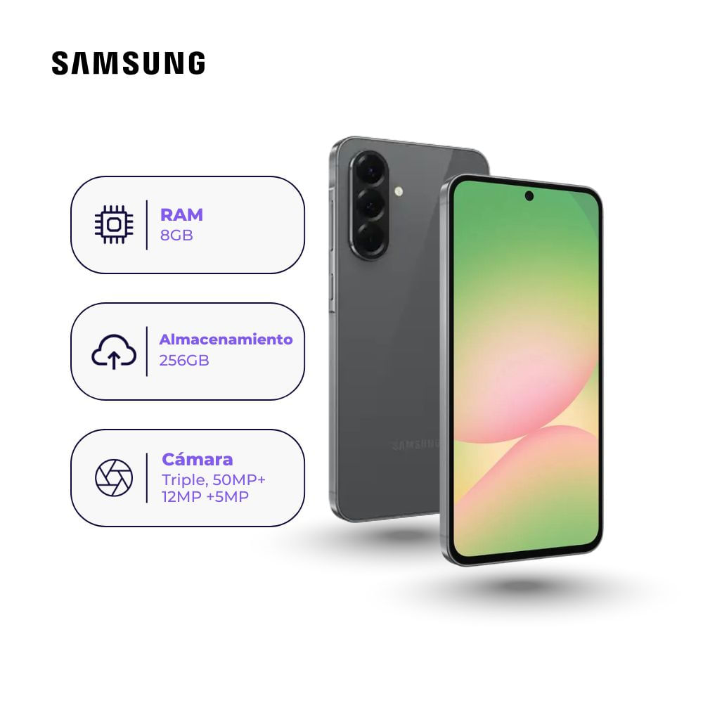 Samsung Galaxy A56 5G 256GB 8GB Ram Color Negro