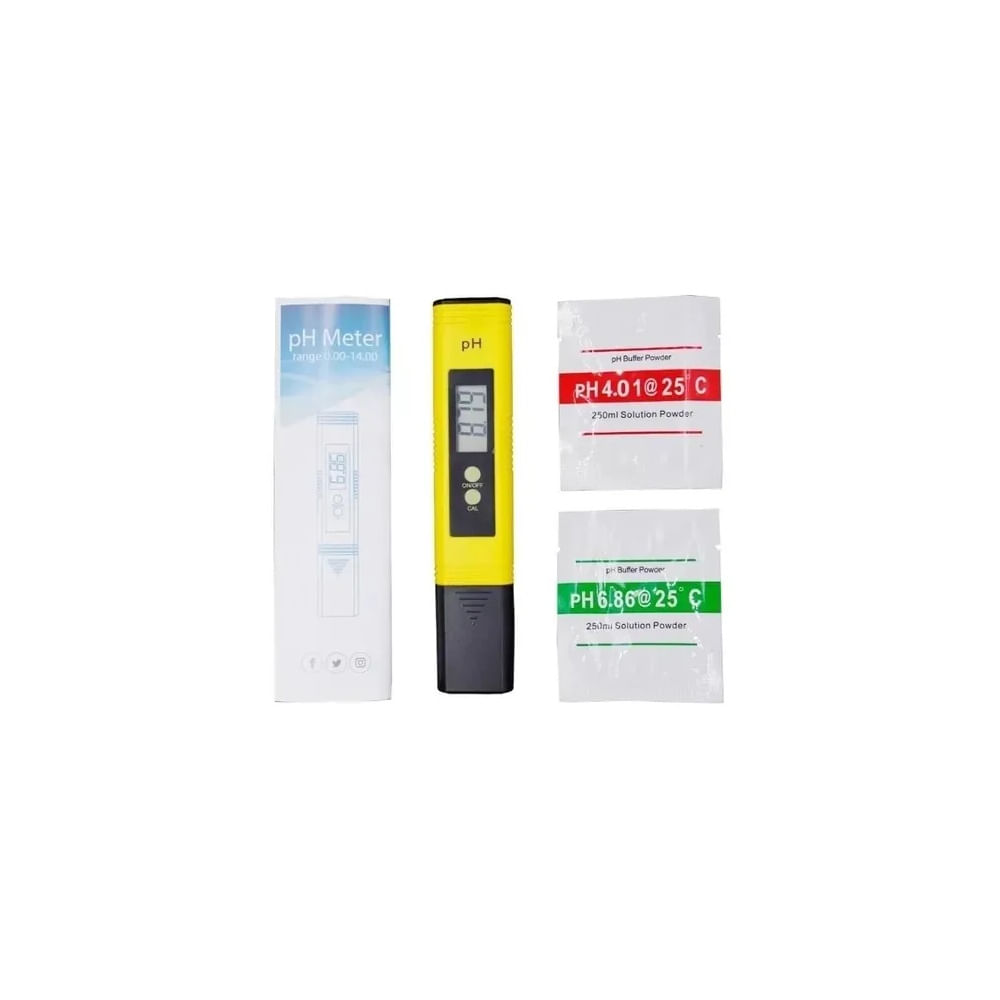 Medidor de pH potenciómetro calidad de agua