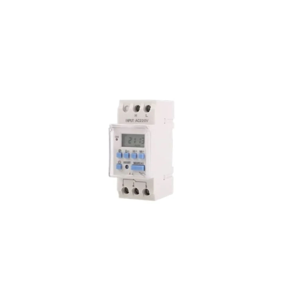 Temporizador Programable Timer Digital 220V 15A Blanco