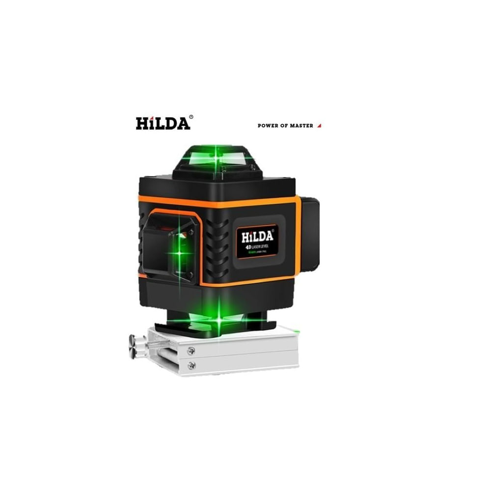 Nivel Láser 4D 16 líneas HILDA luz verde Verde