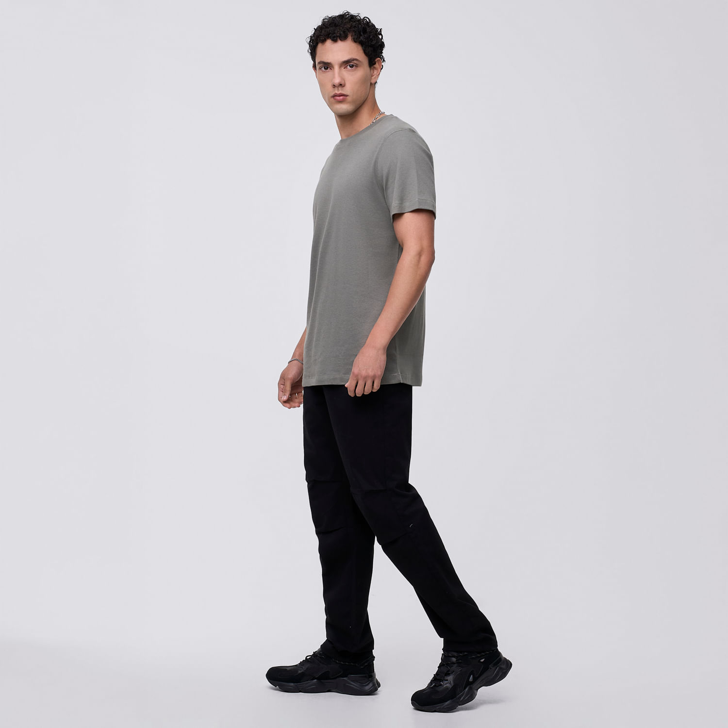Pantalón Hombre Pliegues Hypnotic Negro Talla L