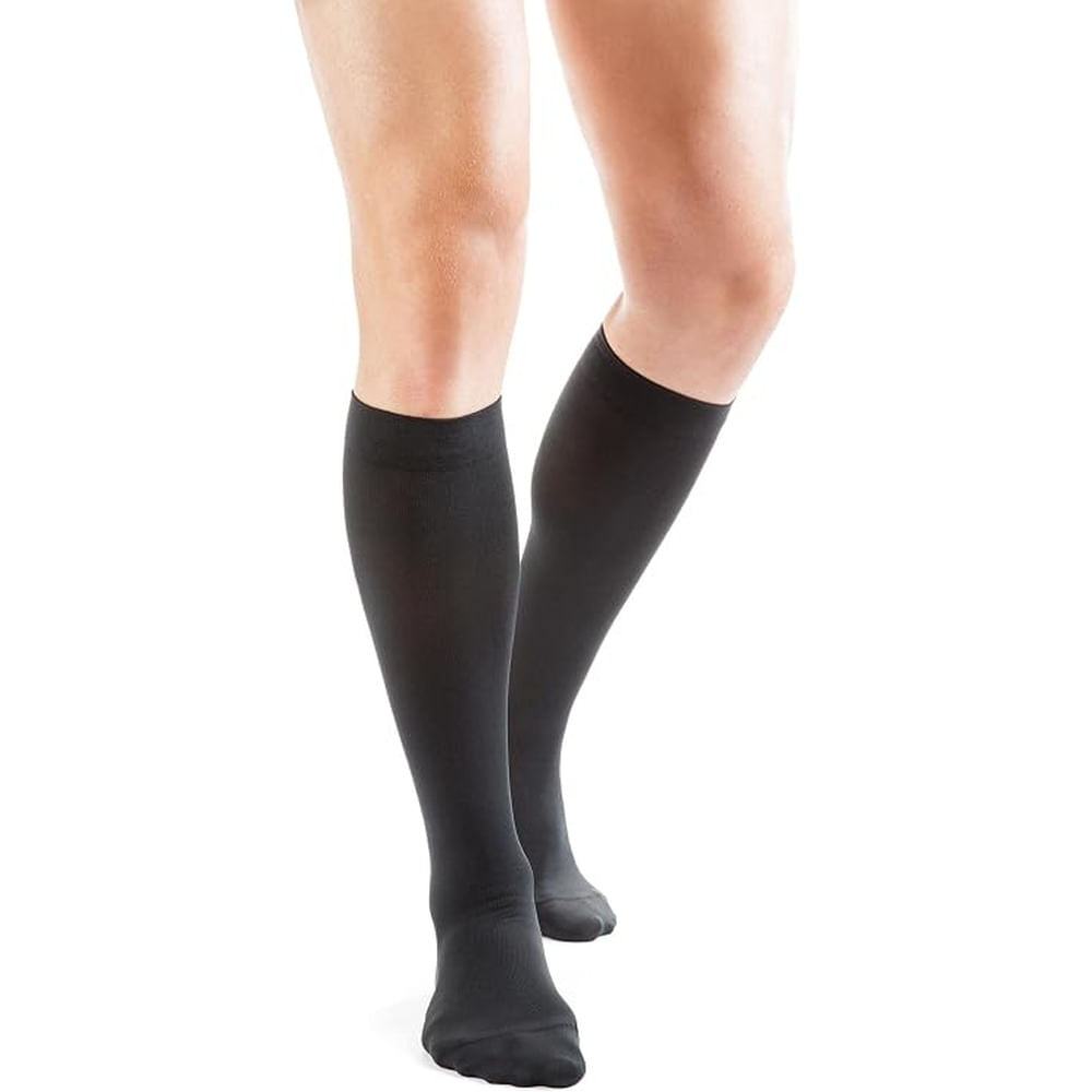 Media de Compresión Graduada Relaxsan Medicale M1150 Rodilla 15-21 mmHg - Negro - Talla M