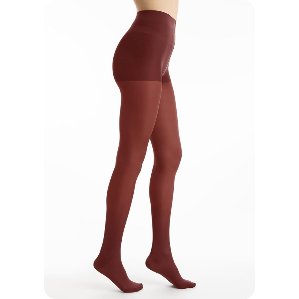 Media de Compresión Graduada Relaxsan Basic 880 Panty 18-22 mmHg - Ladrillo - Talla XXL