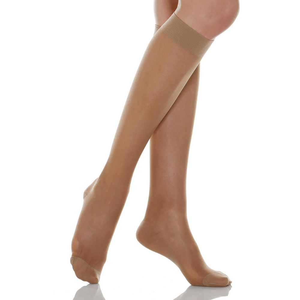 Media de Compresión Graduada Relaxsan Basic 750 Rodilla 12-17 mmHg - Piel - Talla S