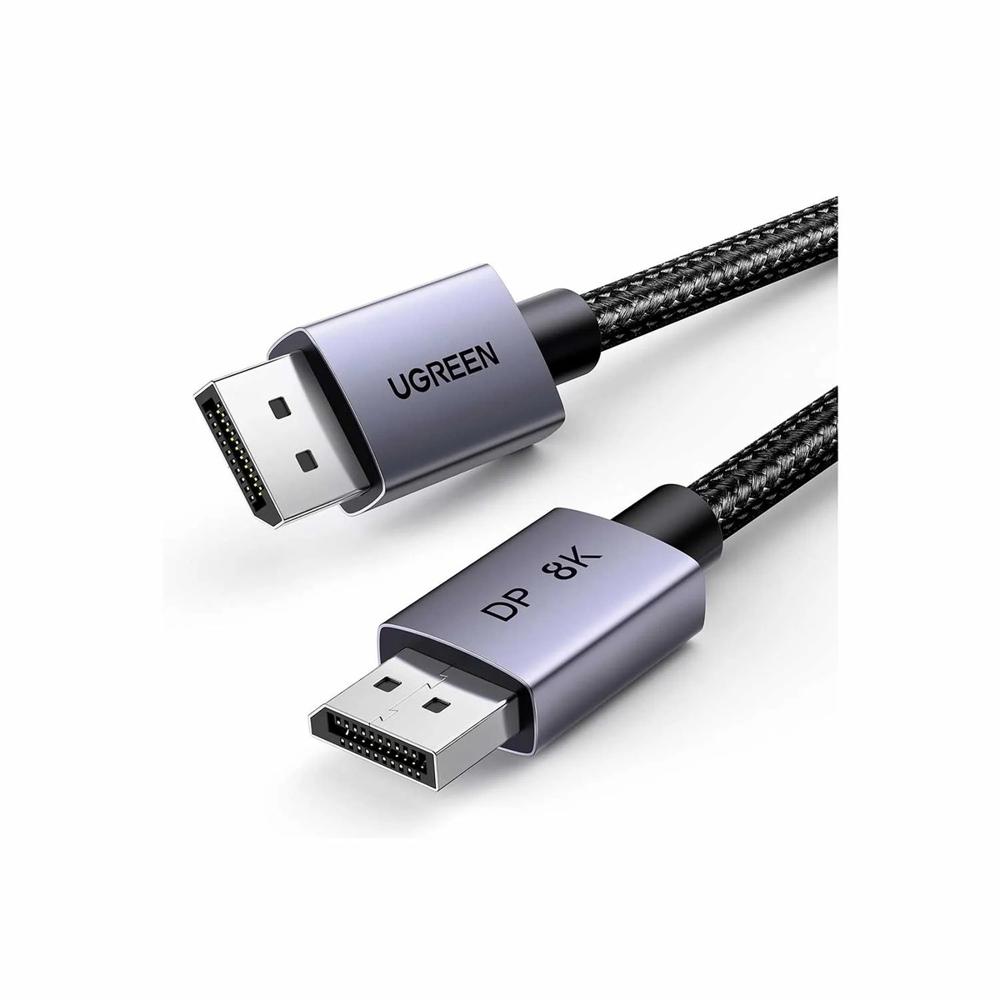 Cable DisplayPort 1.4 UGREEN 25905 2m HDR DP a DP - Aluminio Trenzado