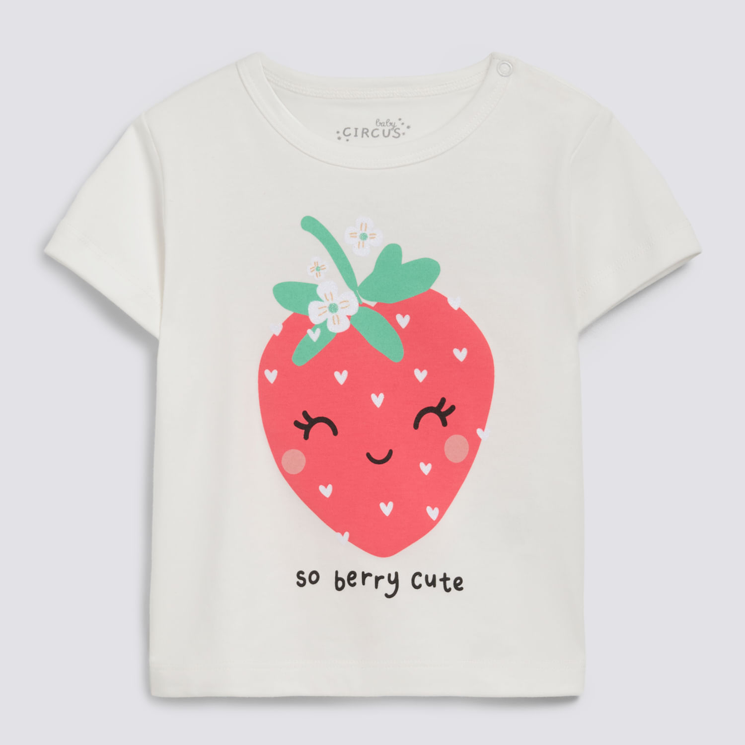 Polo Manga Corta Bebé Niña Gam Baby Circus Ecru Talla 9M