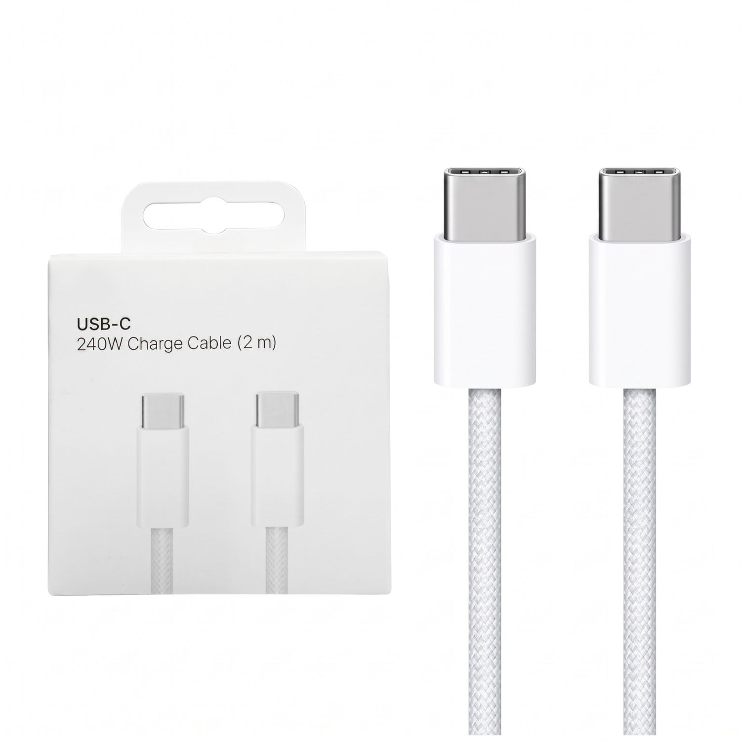 CABLE TIPO C TRENZADO 240W 2 METROS