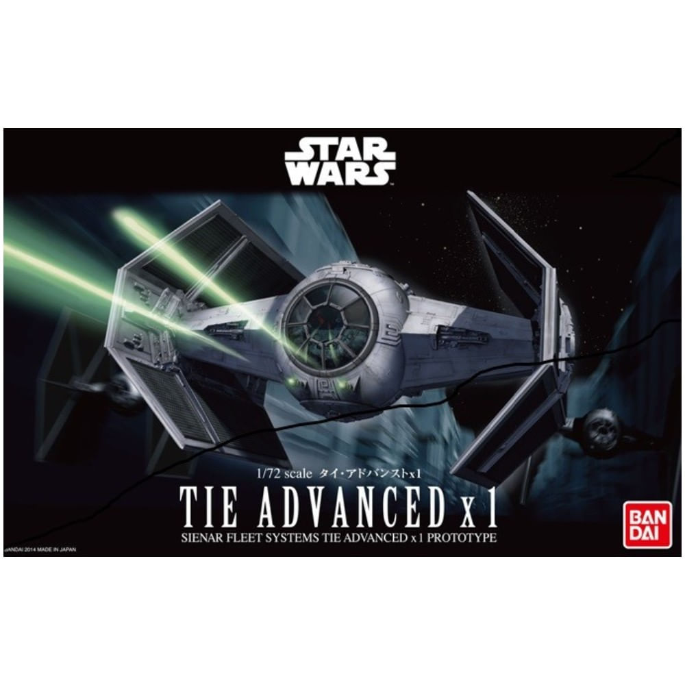 Star Wars TIE Advanced x1 Model Kit 1-72