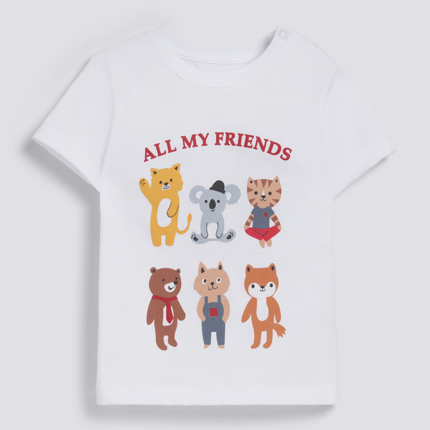 Polo Manga Corta Bebé Niño Jer Baby Circus Blanco Talla 36M