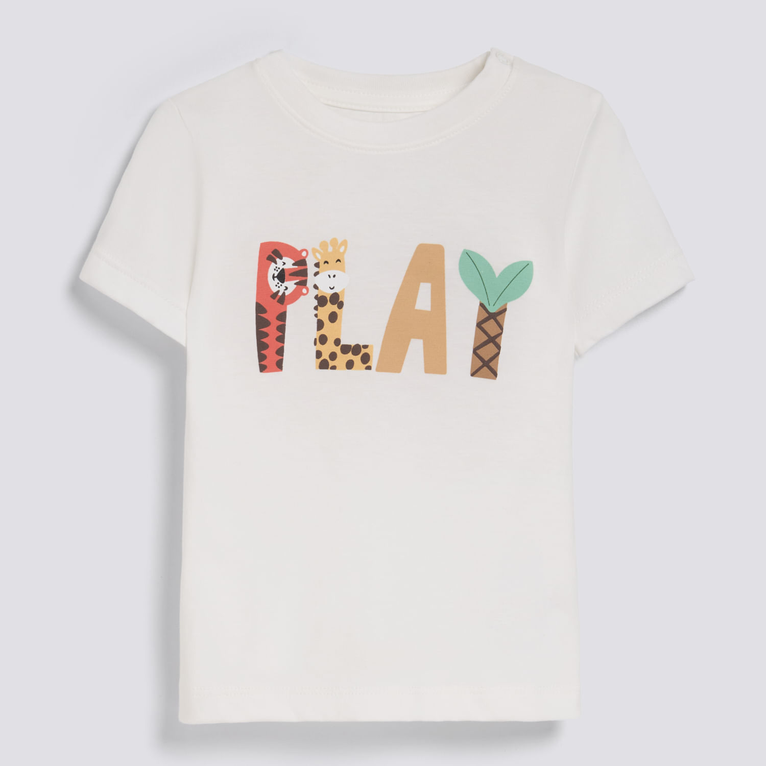 Polo Manga Corta Bebé Niño Jer Baby Circus Ecru Talla 18M