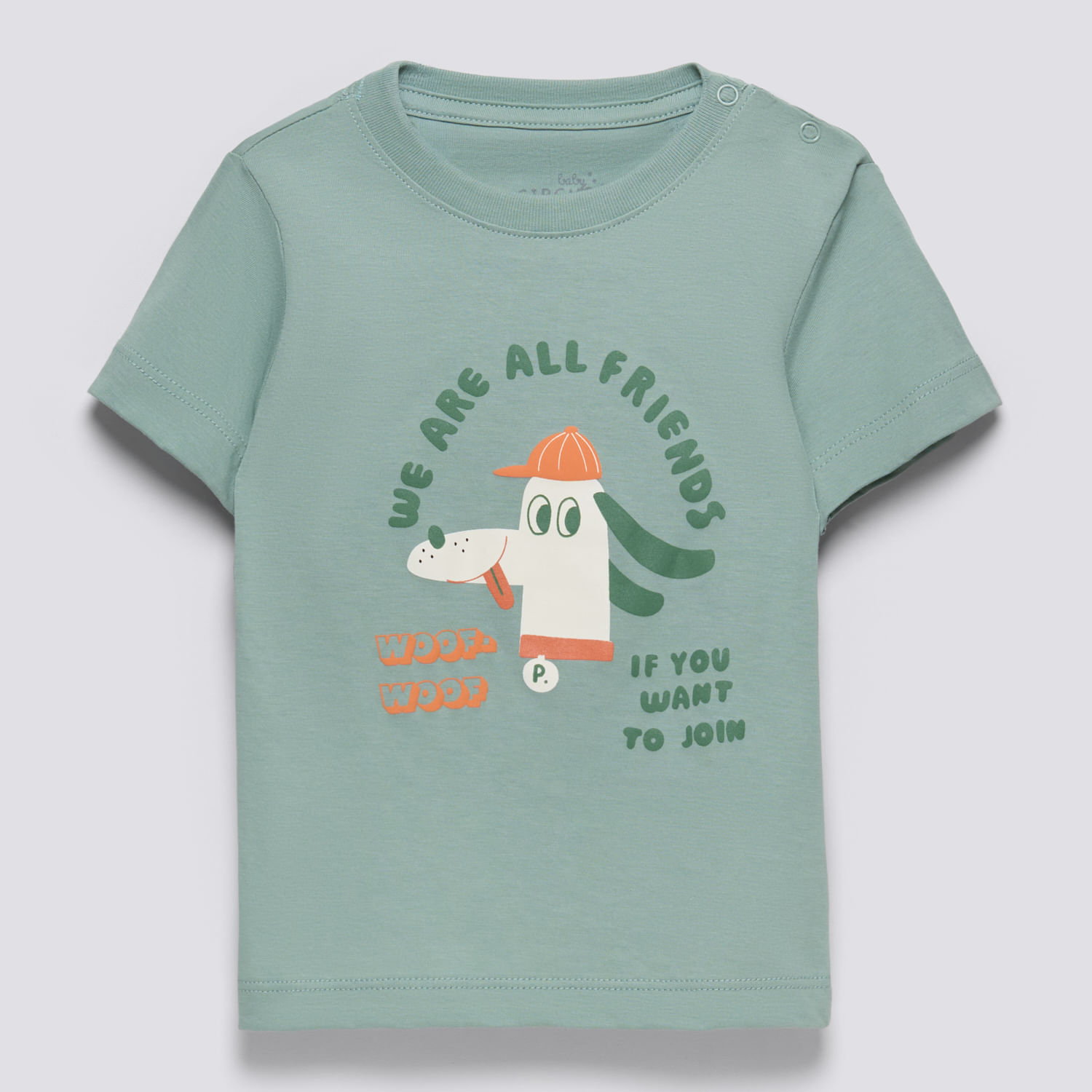 Polo Manga Corta Bebé Niño Jer Baby Circus Pistacho Talla 12M