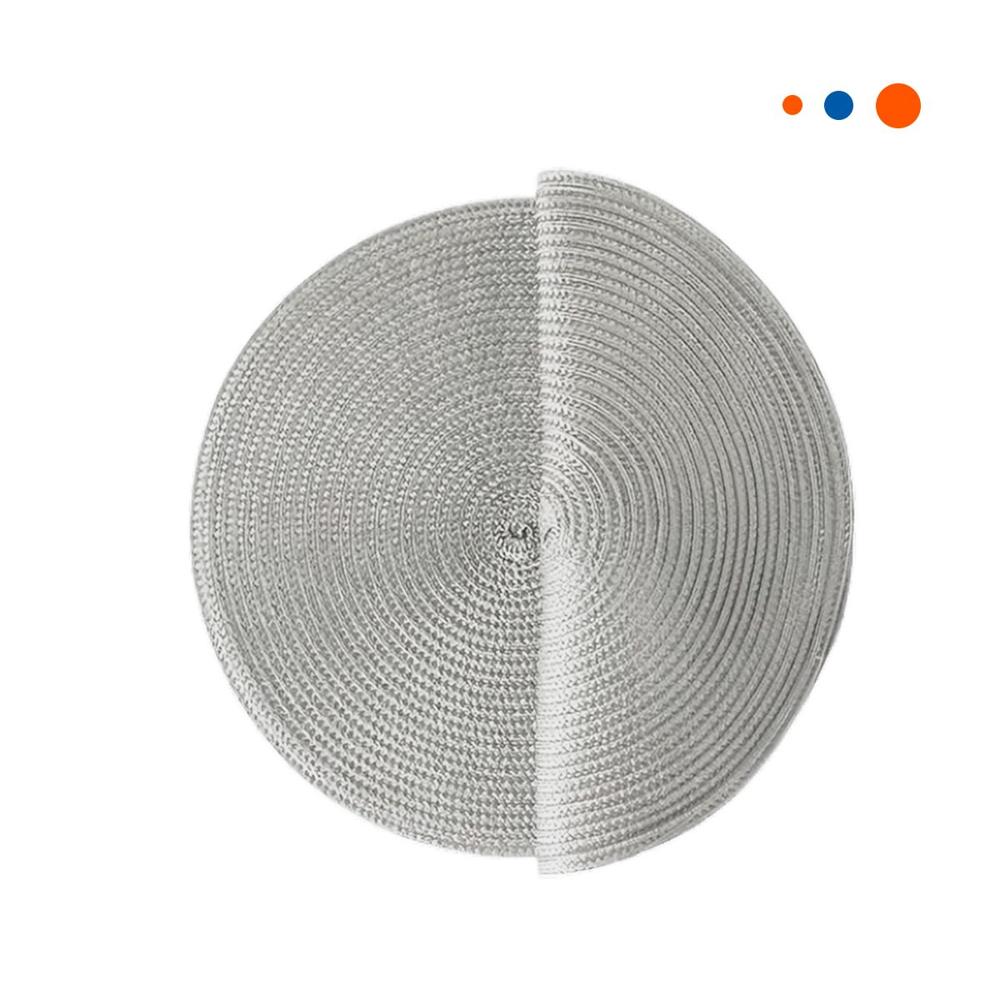 Individual Decorativo Circular Boho Plomo para Hogar Y Regalo Sticker
