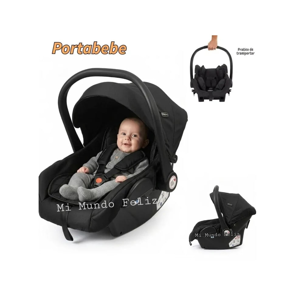 Portabebe Nido Portatil Negro 2026