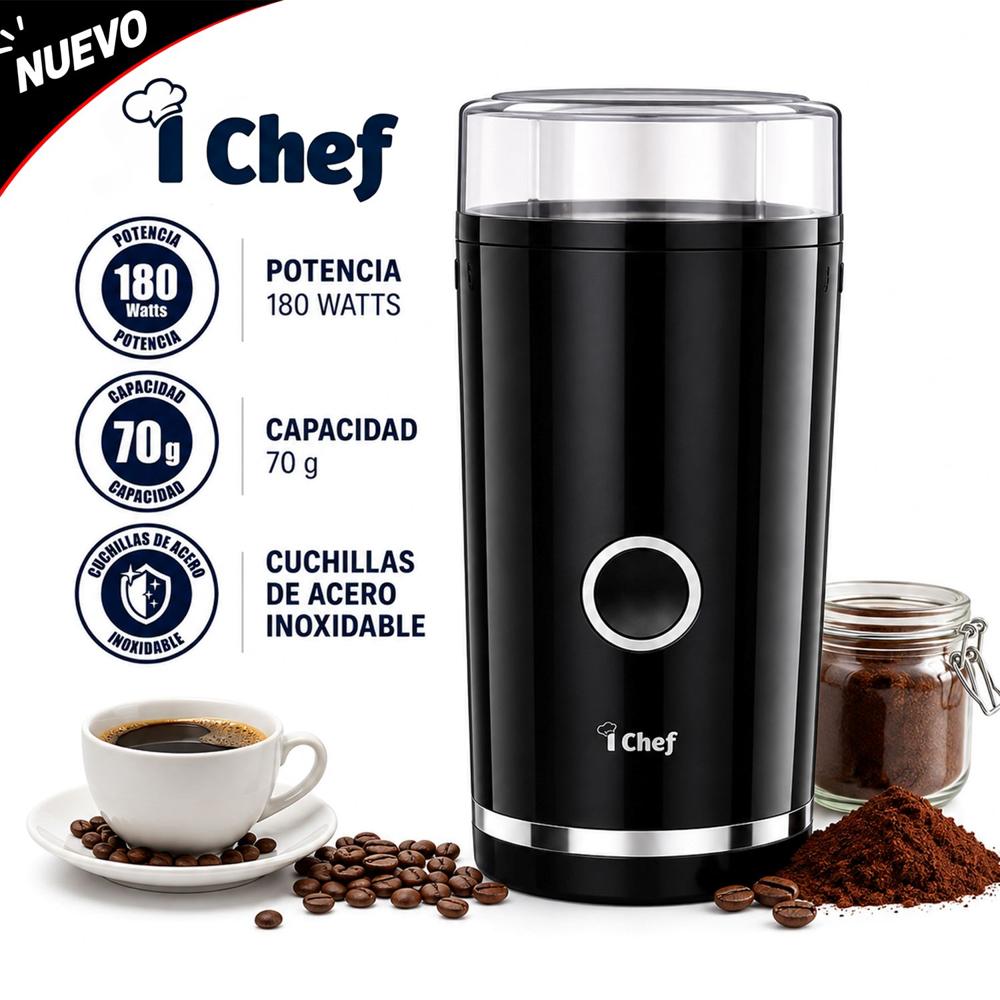 Molinillo Multifunción I Chef 180 Watts negro - CG B003