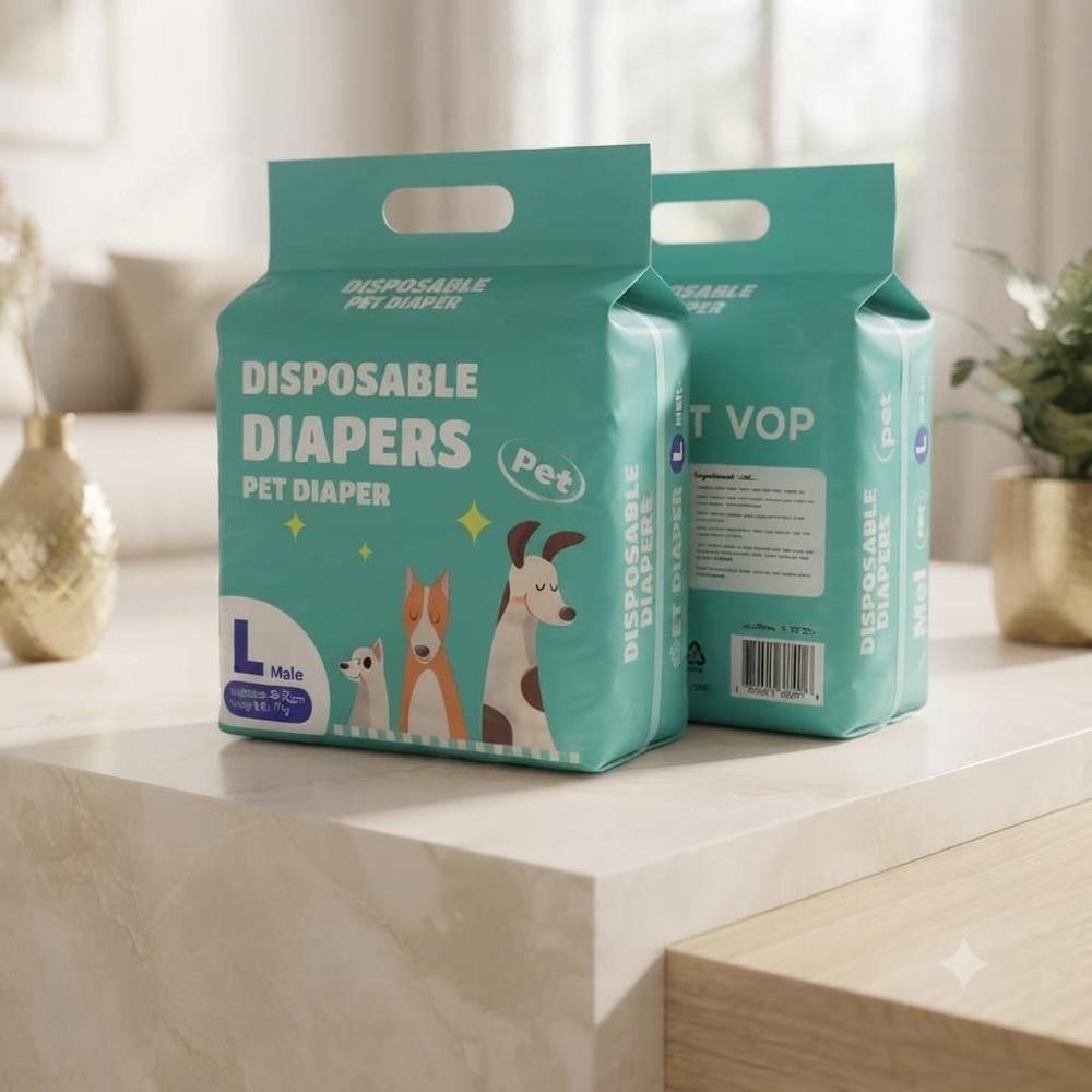 Pañales para Perros Pet Male Desechables - Talla L