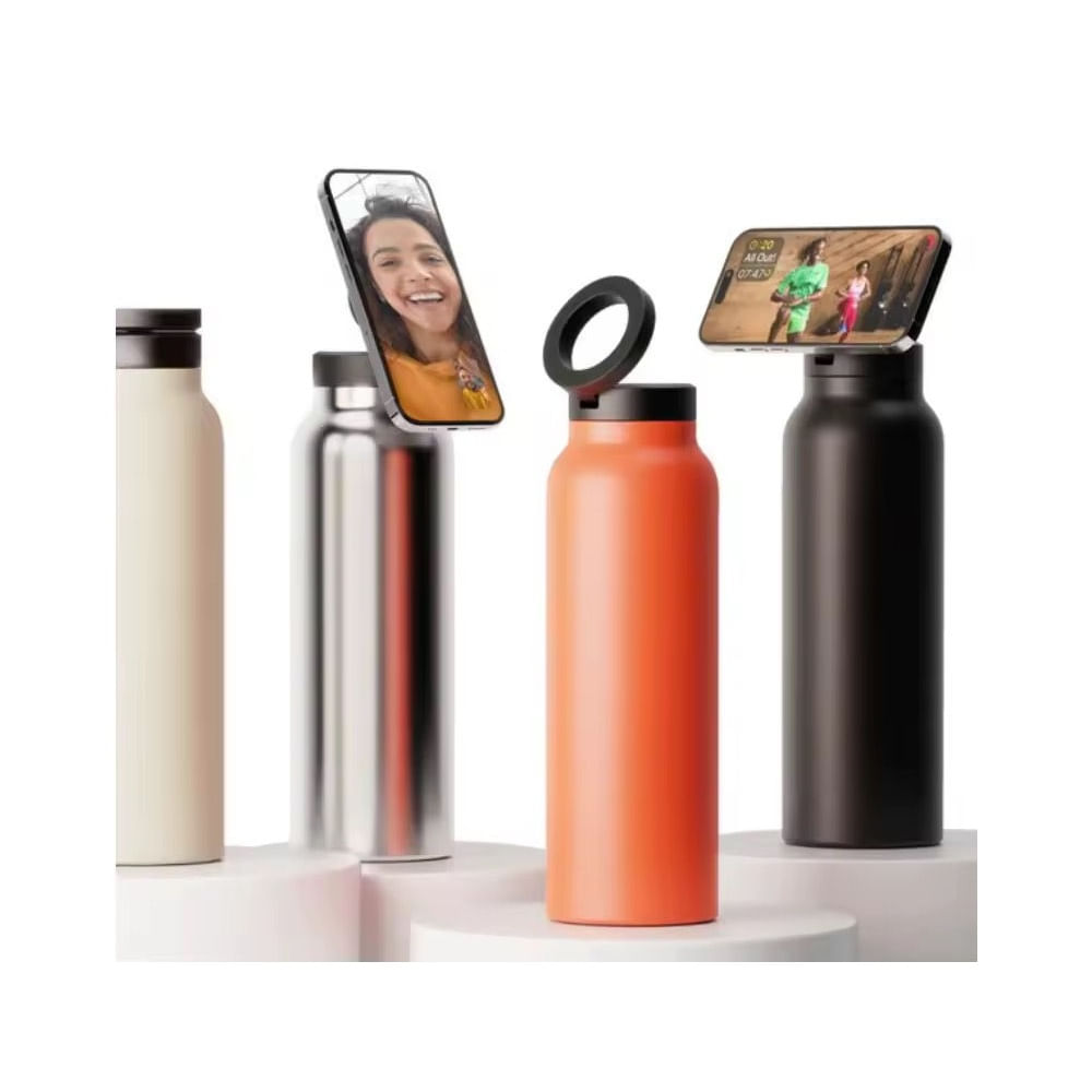 BOTELLA TOMATODO MAGSAFE TRIPODE IMANTADO NARANJA Naranja