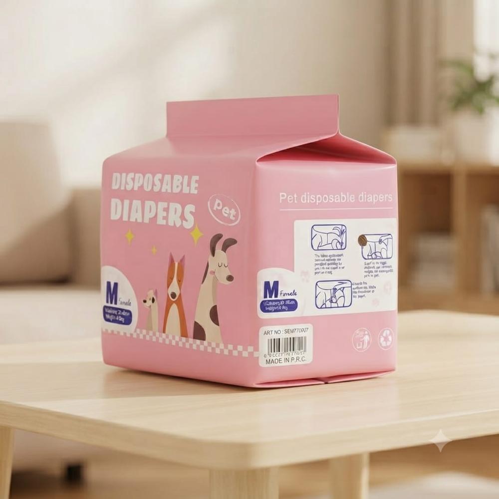 Pañales para Perros Pet Female Desechables Talla M