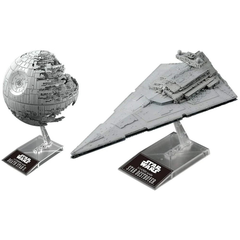 Star Wars 1-2 700.000 Death Star II and 1-14.500 Star Destroyer Model Kit