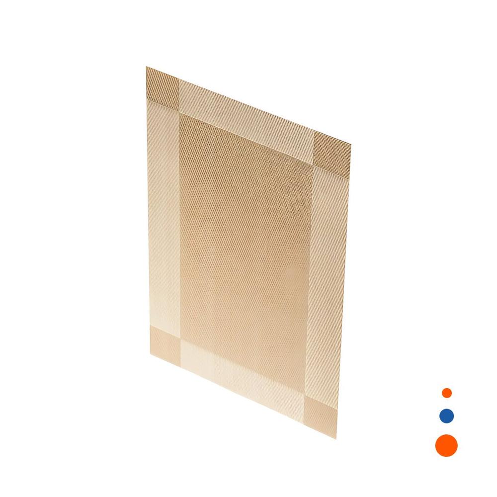 Individual Rectangular Dorado 30x45 cm para Comedor que Realza la Decoracion Y Regalo Sticker