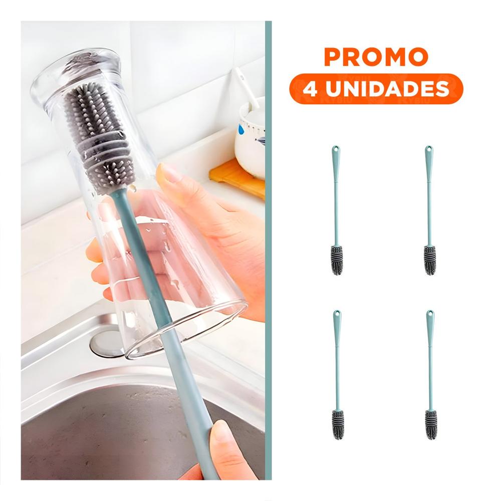 Pack4 Herramienta de Lavado Celeste con Diseño Elegante en su Casa Real Linda