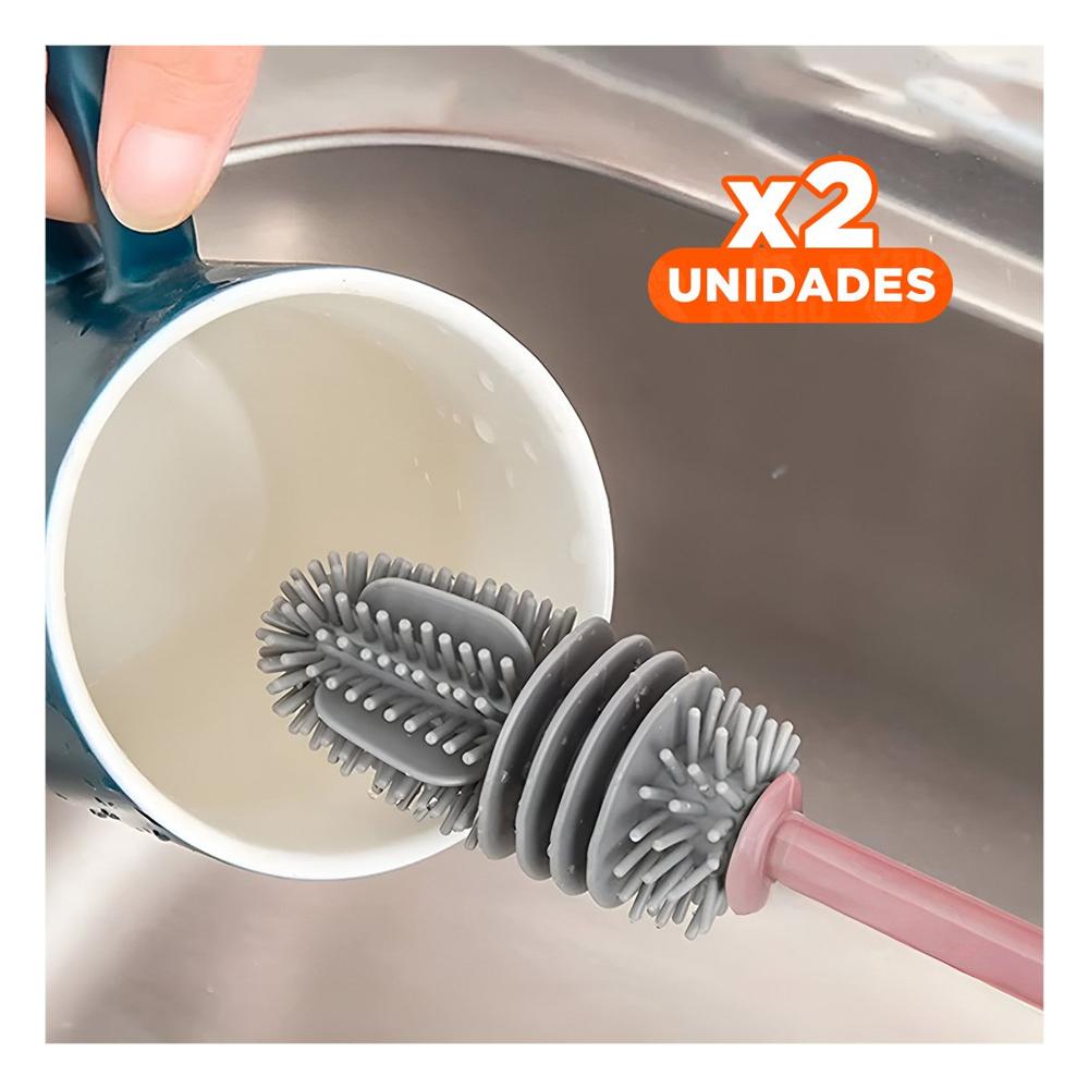 Pack2 Herramienta de Lavado Rosado de Estilo Moderno en su Vivienda Real Linda Y Papel Regalo