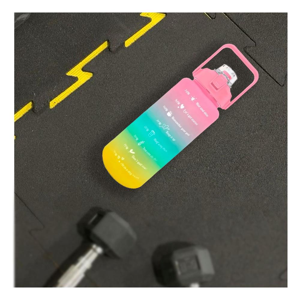 Botella Deportiva 2lt Multicolor para Agua Fresca y Actividades Diarias