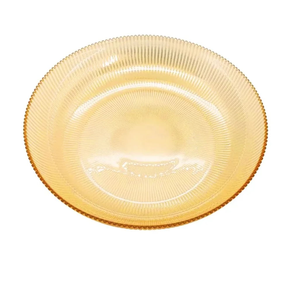 Frutero de Vidrio Dorado Set de 4 und