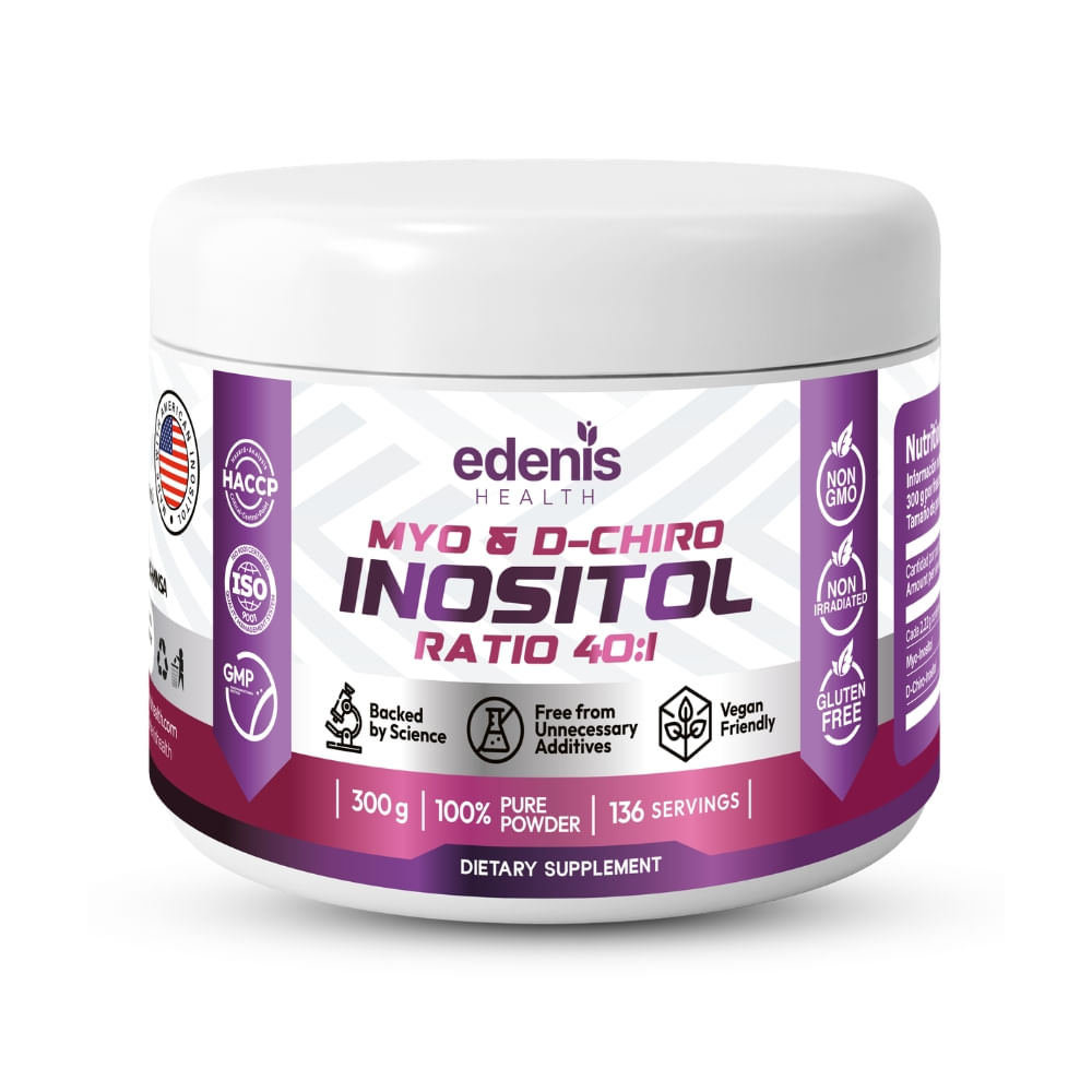 Myo y D-Chiro Inositol Edenis Health 300 G