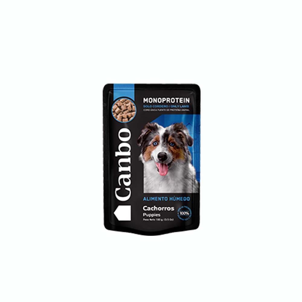 Canbo Pouch Trocitos Cachorro Cordero - 100 gr