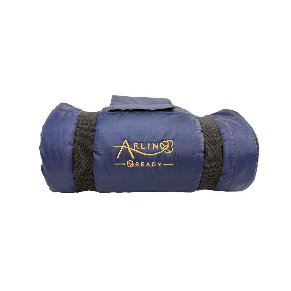 Manta Térmica Impermeable Con Cintas Reflectivas - Azul Marino Arlin