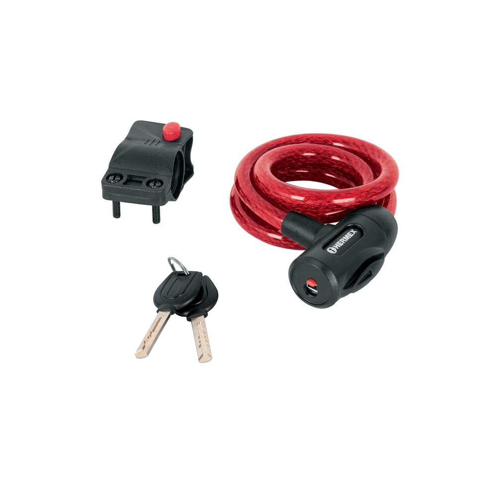 Candado de acero trenzado HERMEX CB-12 - 12mmx1m