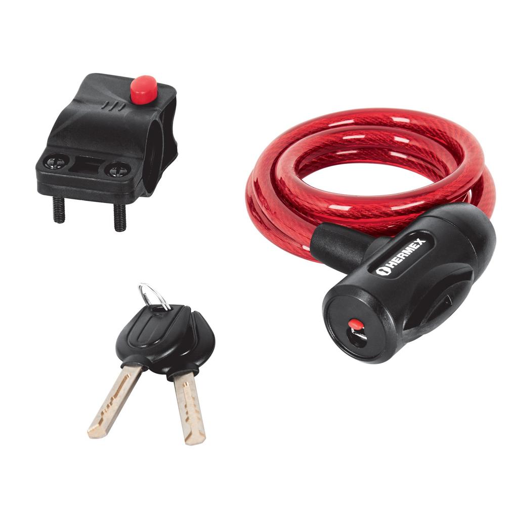 Candado de acero trenzado HERMEX CB-10 - 10mmx1m