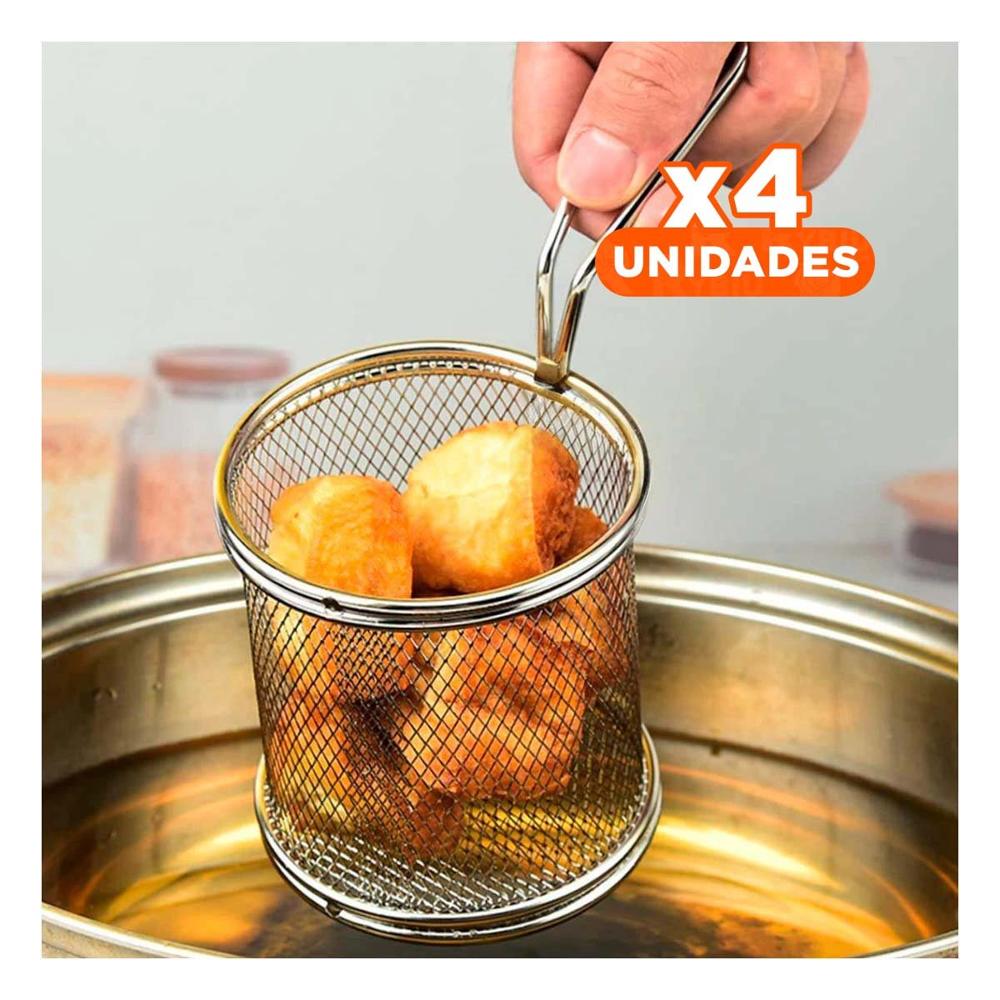 Pack4 Canastilla Resistente Circular para Uso Diario en Cocina Y Papel Regalo
