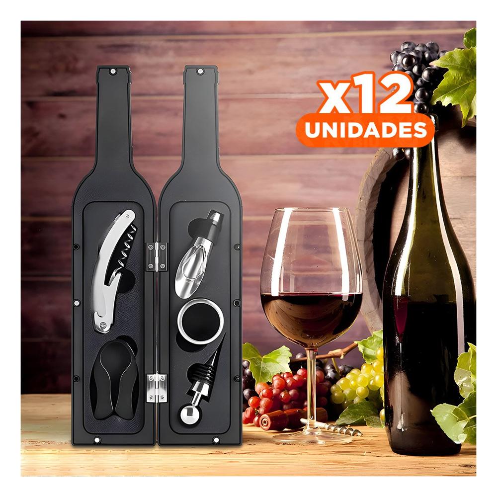 Pack12 Recipientes Saca Corchos Negro Para Cocina Y Fiesta Con Estilo Practico Y Regalo Sticker