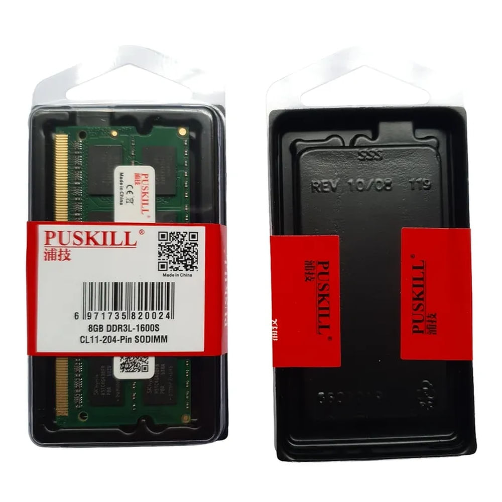 Memoria Ram chip Hynix para Laptop 8GB DDR3L PC3L 1600 Mhz