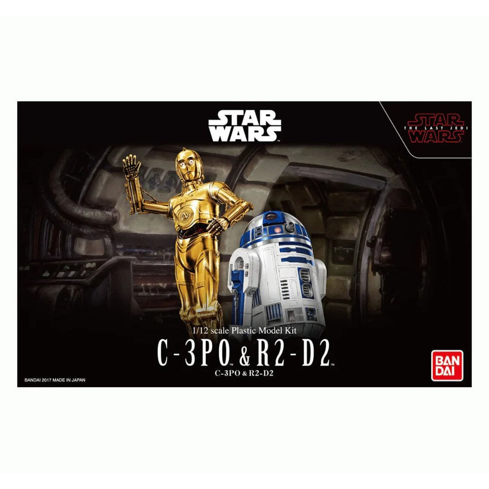 Star Wars C-3PO and R2-D2 Model Kit 1-12
