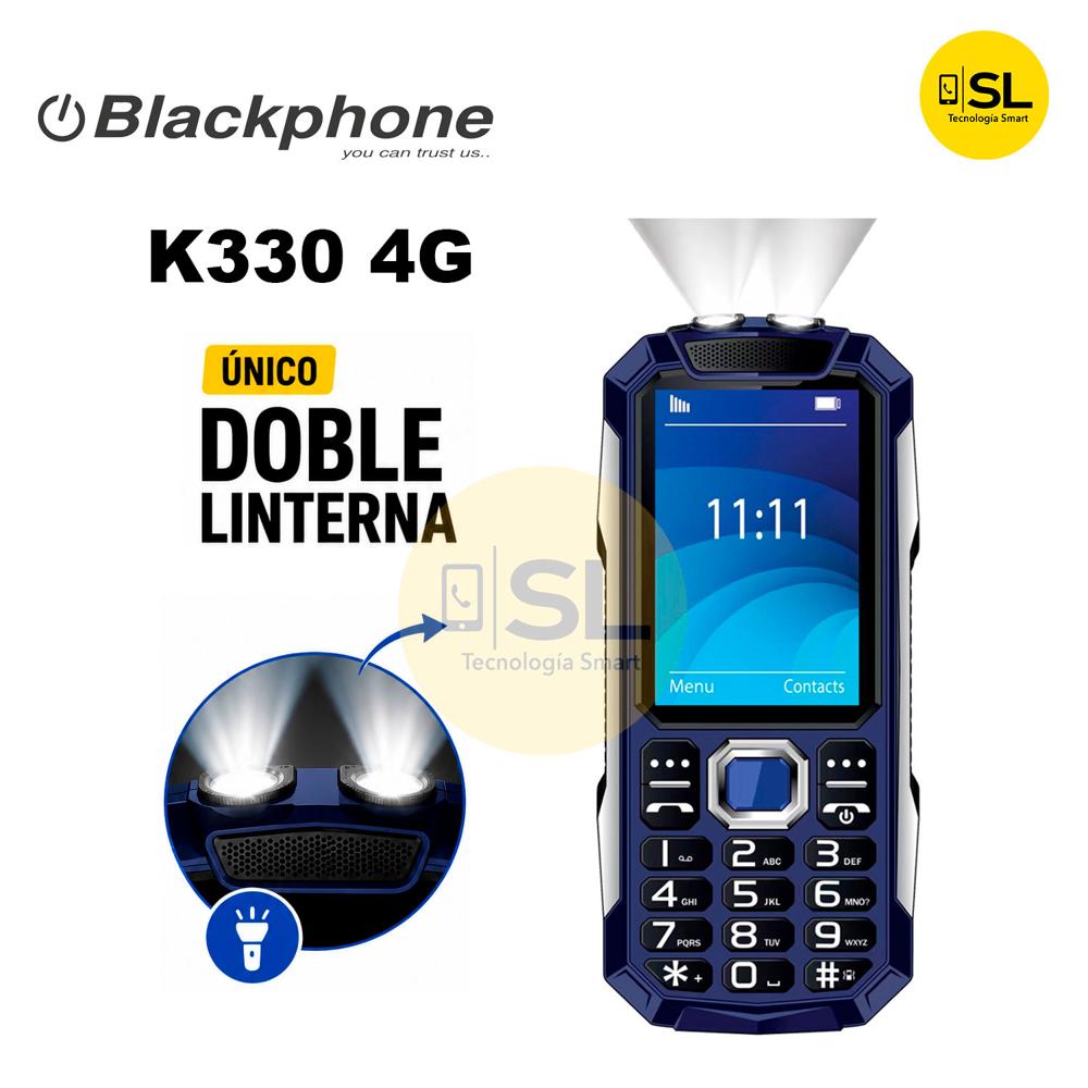 BLACKPHONE K330 4G CON DOBLE LINTERNA COLOR AZUL