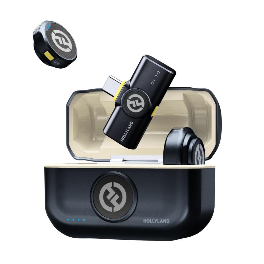 Micrófono Lavalier Hollyland Lark M2 USB-C Negro