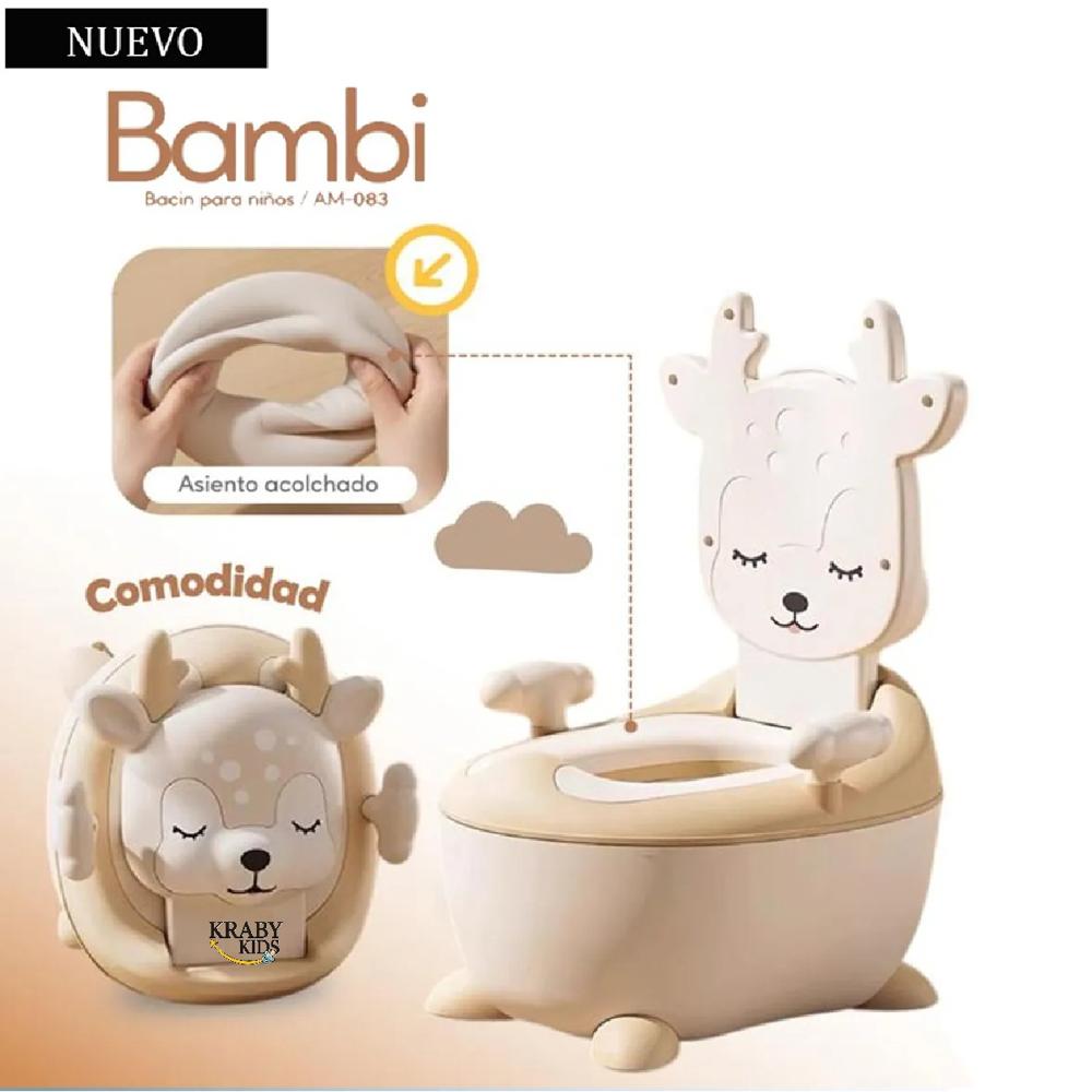 Bacín Entrenador para Bebes Bambi Beige