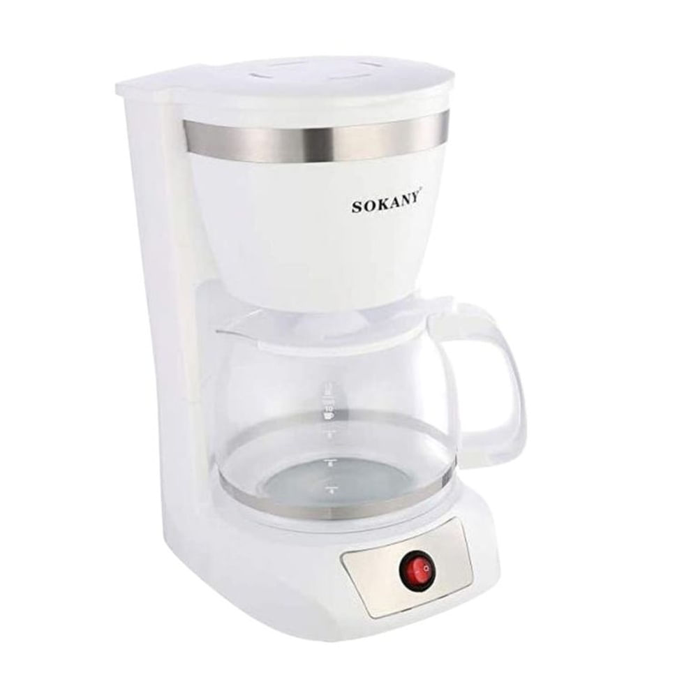 Cafetera Eléctrica Sokany SK-108 1.5L 12 Tazas con Sistema Antigoteo y Calentamiento Rápido