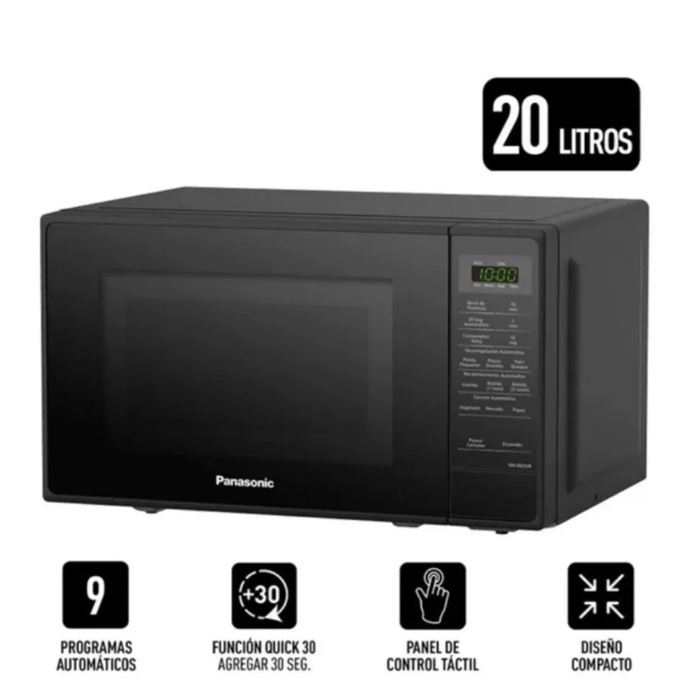 HORNO MICROONDAS PANASONIC 20L NN- SB25JBRPK