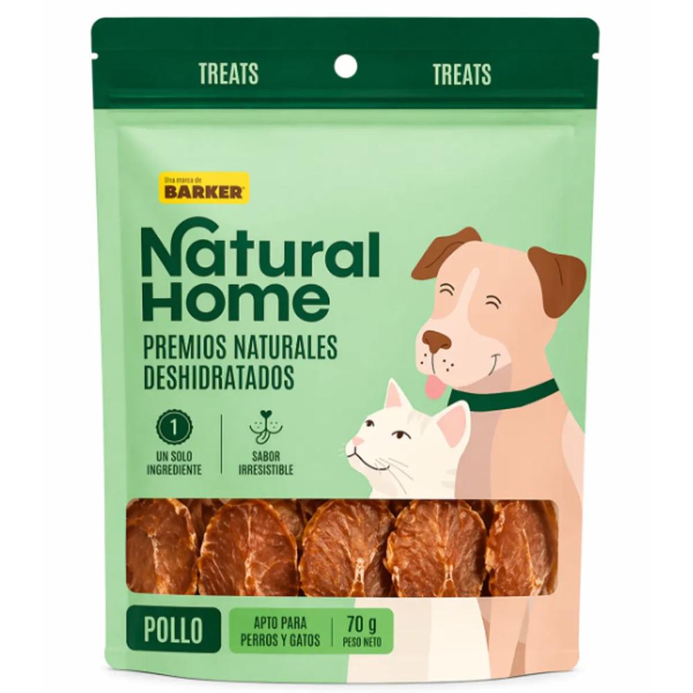 Pollo Deshidratado Natural Home Snack para Mascotas - 70 gr