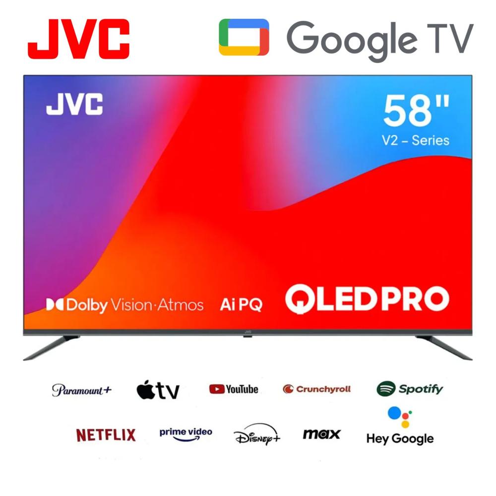 Televisor Smart TV JVC 58'' UHD 4K QLED LT-58KM858 GoogleTV