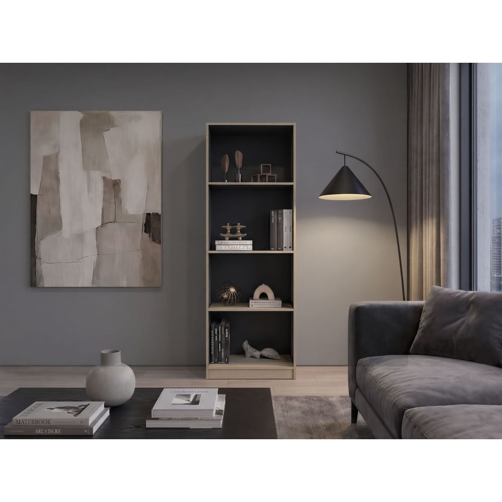 Estante 4 Niveles Home-E1 Cartagena Y Wengue