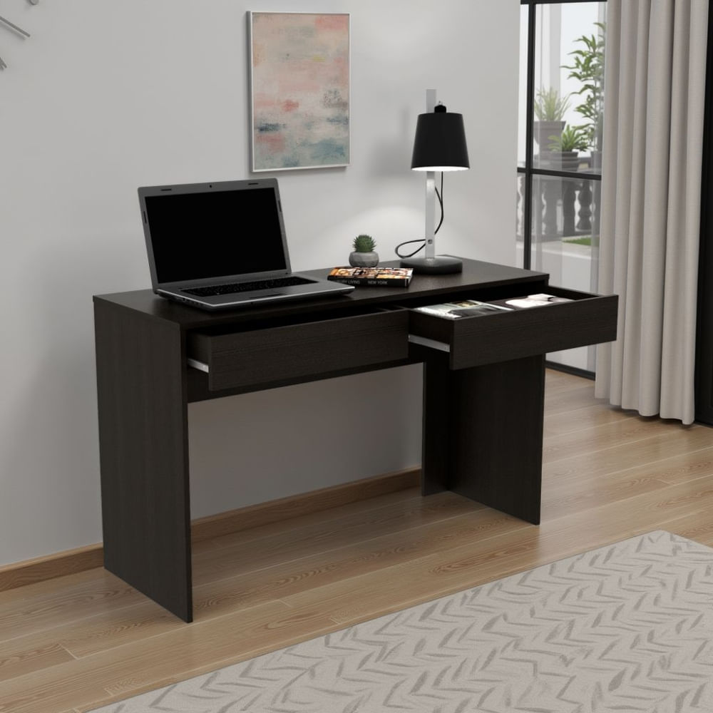 Escritorio 2 Cajones Acre Wengue 75X120,2X45