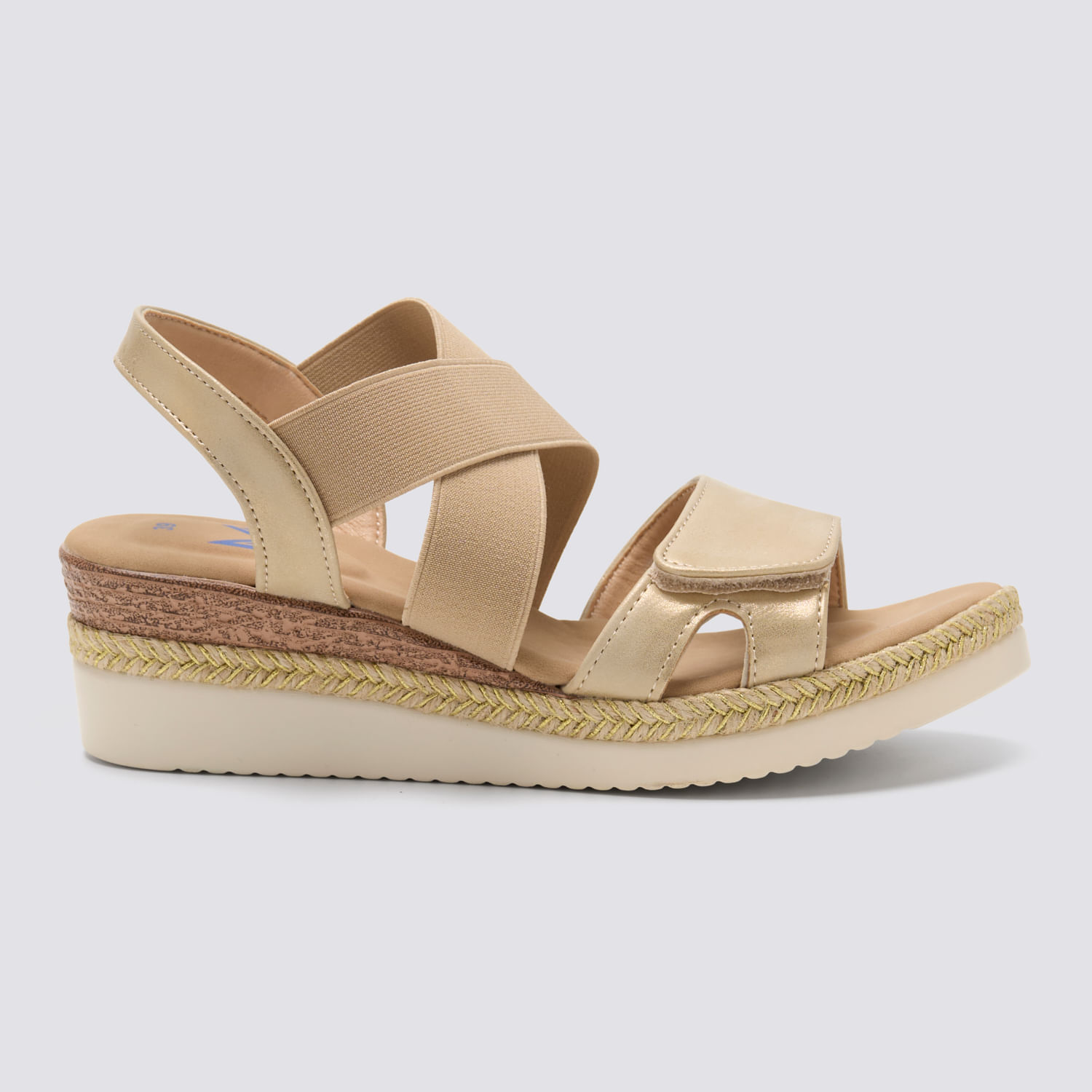 Sandalias Mujer Elast Dorado Madison 39